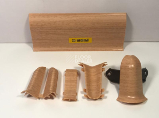 Плинтус Плинтус Ideal Comfort 55mm Бук светлый 233 фото 1 | FLOORDEALER